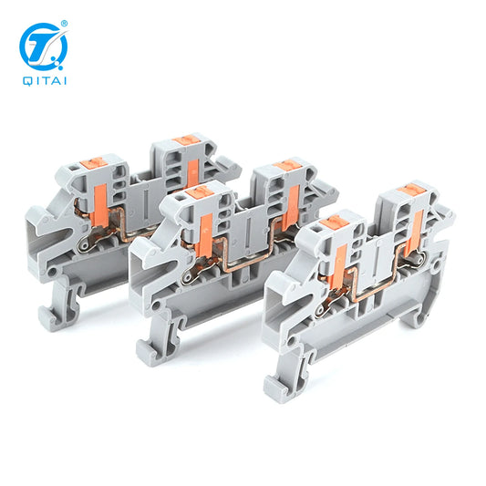 QPTV-2.5 Terminal Block Grey - QITAI industrial automation components