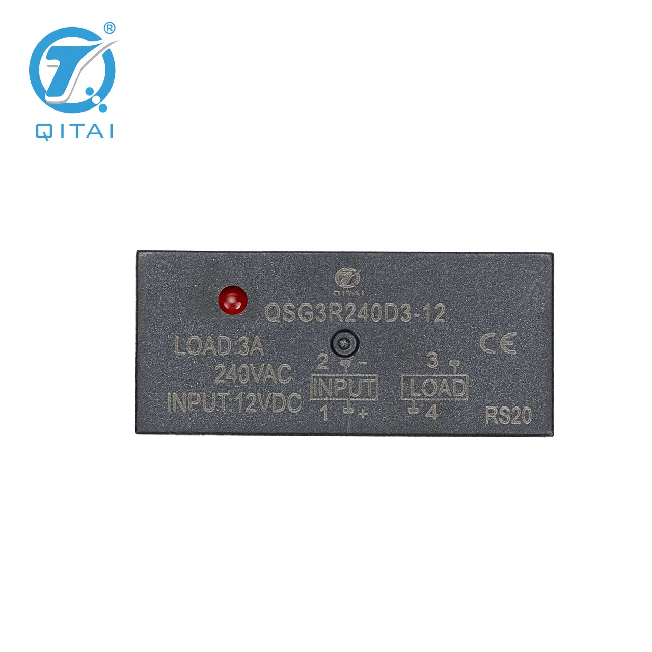QSG3R240D3-12 5VDC 12VDC 24VDC 25A 40A 60A Single Phase DC Output Solid State Relay General Purpose