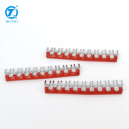 EB10-8BL(R)  10 Position Terminal Strip Terminal Connection Bar Jumper Strip Plug-In Bridge Components