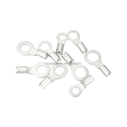 RNB Round Naked Insulated Ring Copper Terminal Lug  Electrical Wire Connector Insulated Crimp Connector