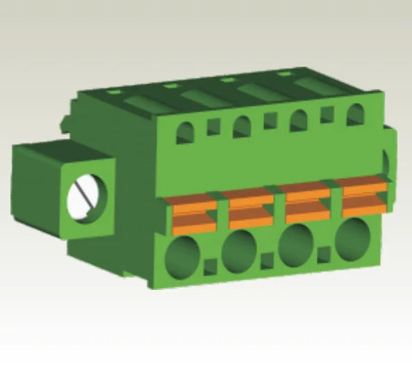 QPL-508F 5.08mm Pitch 2-24P 300v 15A Green High Strength Spring Wire Strong Shock Resistance QPL Series Plug PCB Terminal Blocks