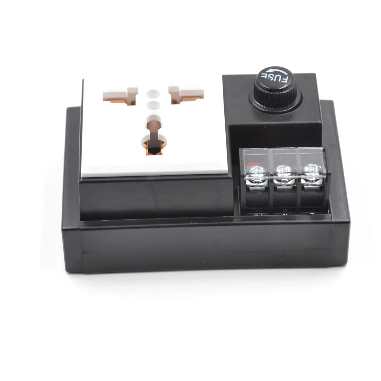 QMT071 10A Rated Current Power Socket Module Essential Plugs & Sockets Accessory With Fuse and LDE Light