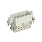 HE-010-M Series 10p Male 10A 250V Heavy Duty Multi-Pin Electrical Connector with IP54 Rating and Copper Contacts