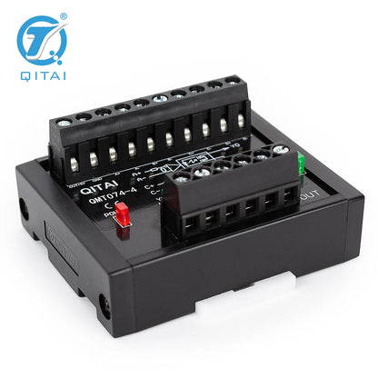 QMT074-4 PLC Terminal Block Module 4-20mA I/O Signal Conversion Board Industrial Automation Control Wiring Reliable Interface