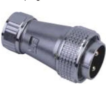 PG28F-2A  3/8 Mental Flexible Pipe Installed Plug a Waterproof Connector  6/10/12/19 Pin Circular Cable Connector Aviation