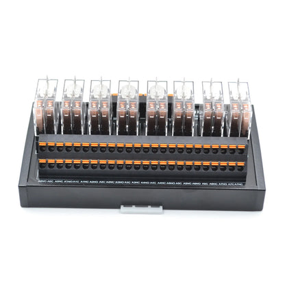 QMY435-P PNP  8-bit 2C Power Relay Module  5A  250VAC/30VDC  High Power Relay  Module LED   with Surge Suppression Circuit
