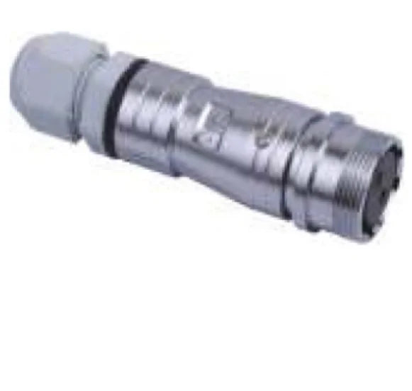 PC20F-2K PC Pipe Butting Type Backward Installed Socket K 20mm 250V Metal Circular Aviation Connector Waterproof  2-14 PIN