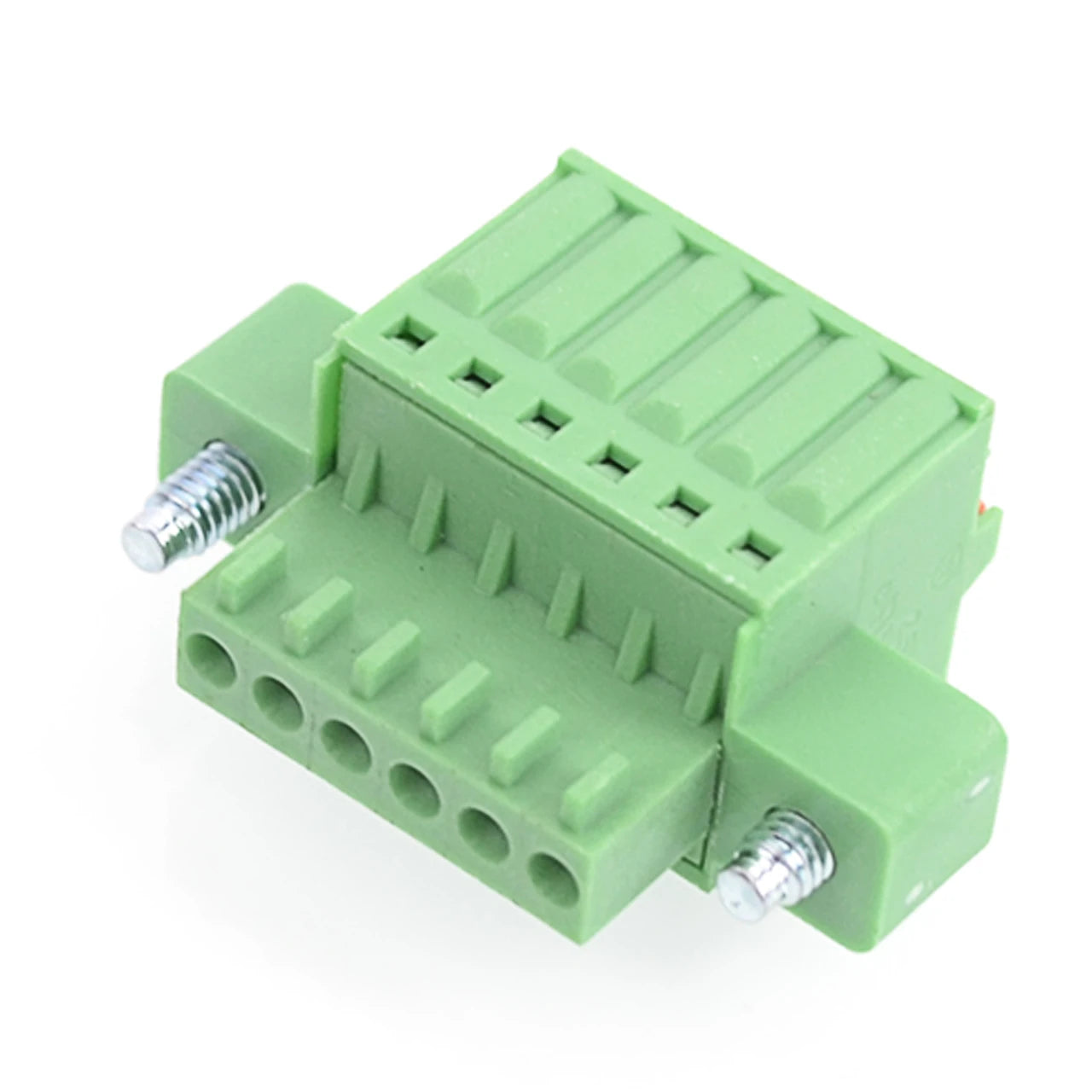 QPL-250F-6P 2.5mm Pitch 6P 300v 10A Green High Strength Spring Wire Strong Shock Resistance QPL Series Plug PCB Terminal Blocks
