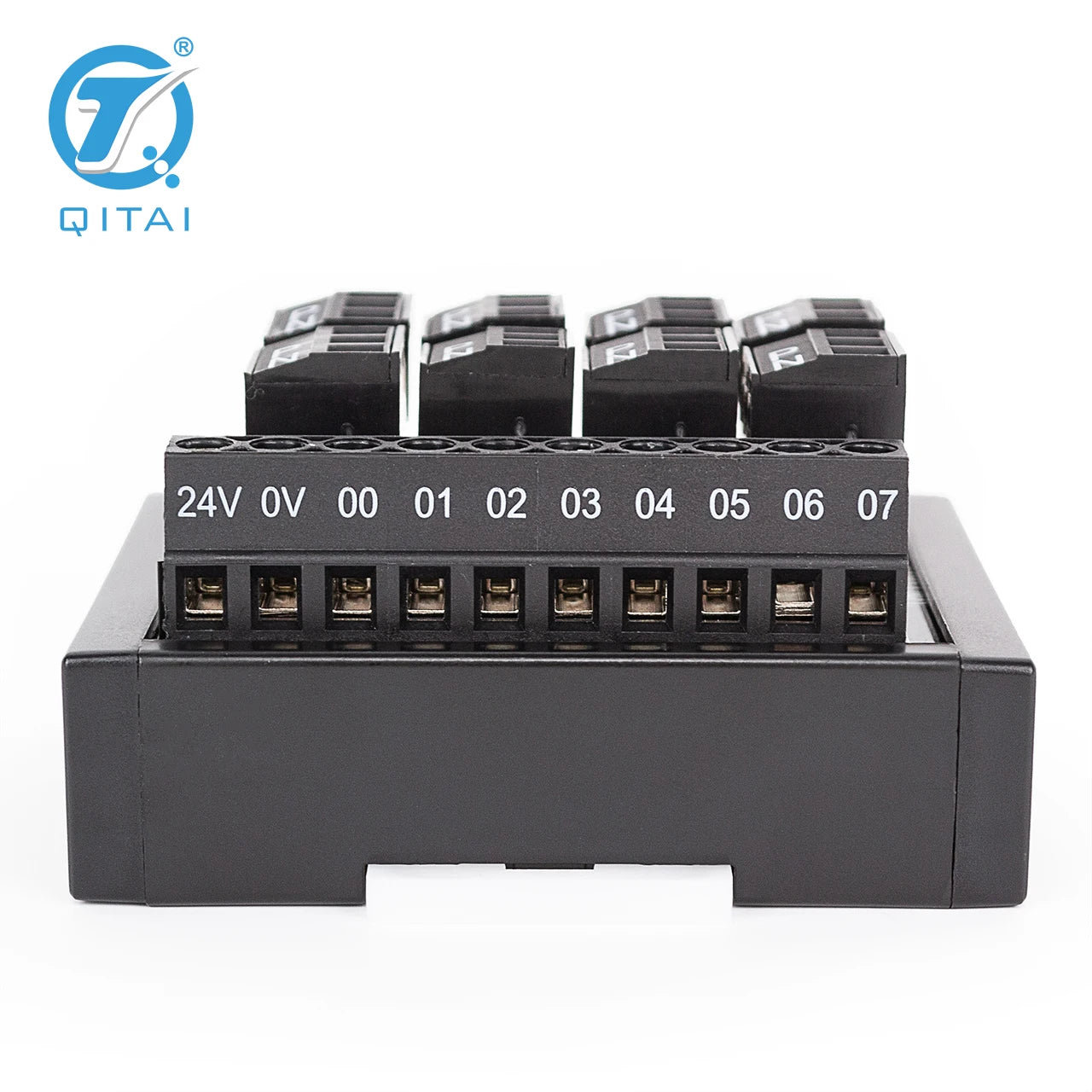 QMT081-P PNP High Efficiency 8 Bit Input Terminal Block DC24V 2A PLC Module Connect with LED Light