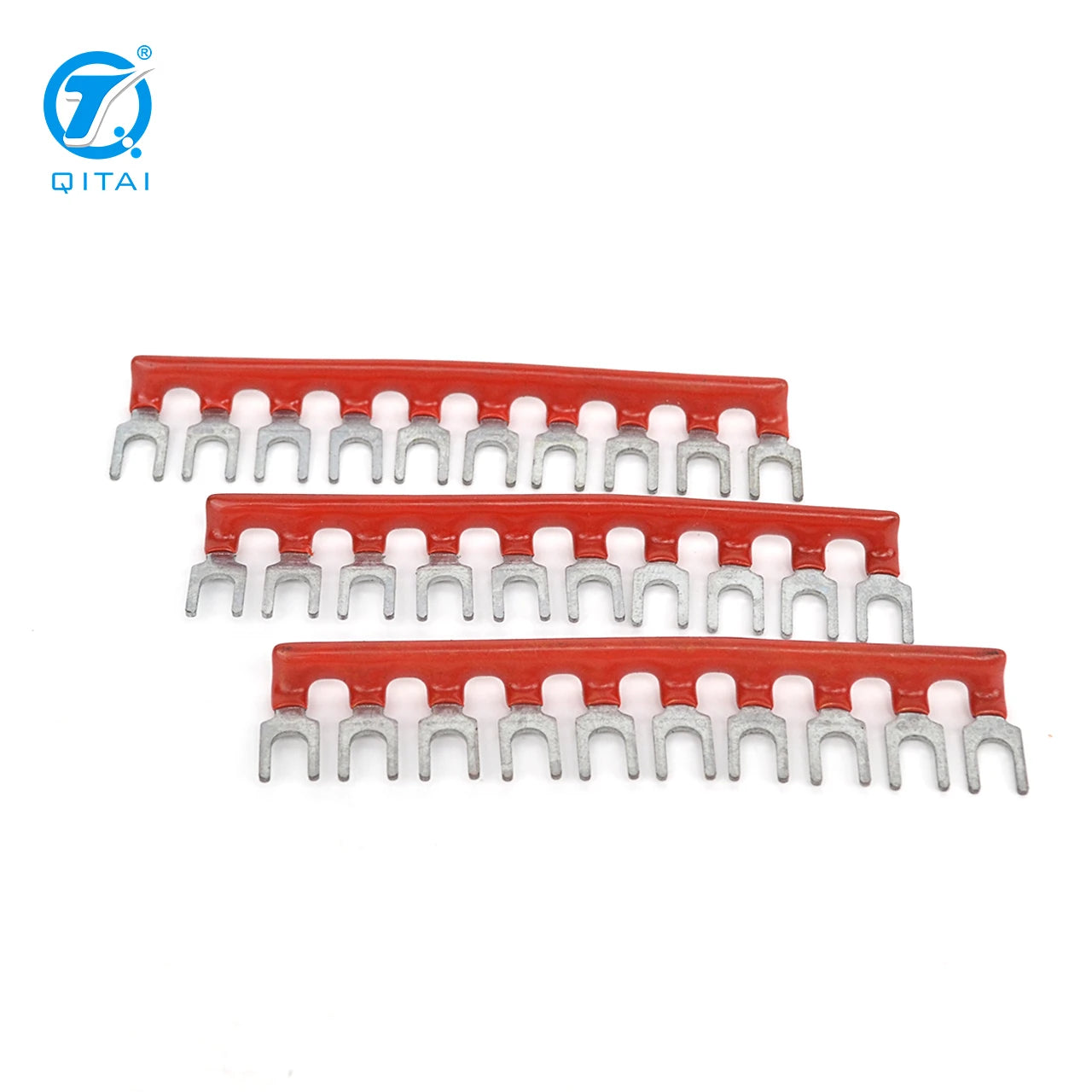 EB10-8BL(R)  10 Position Terminal Strip Terminal Connection Bar Jumper Strip Plug-In Bridge Components