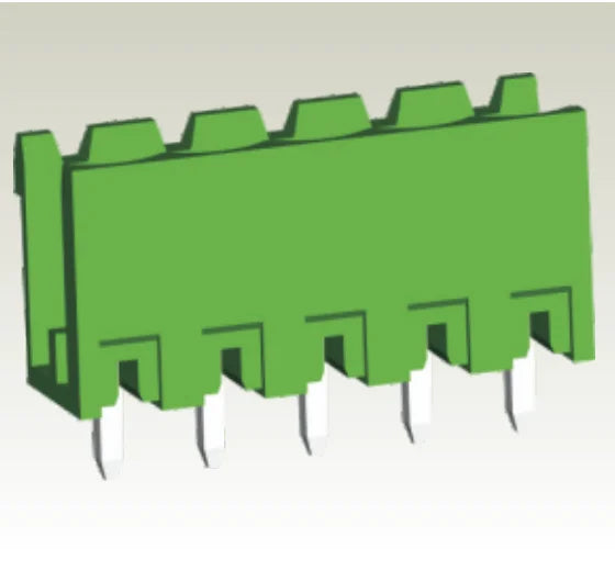 QS-508V  PCB Terminal Blocks 5.00mm Pitch 2P-24P 300V 15A Green High Strength Screw Connector