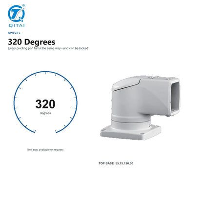 55 Series Industrial Control Solutions HMI Panel Touch Screen Mount Aluminum Support Arm for Enclosures Electronics