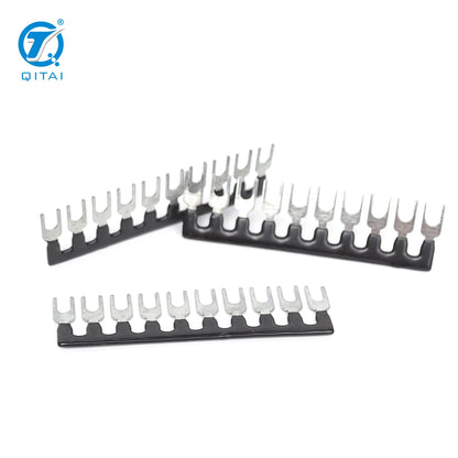 EB 10-8B 10 Position Terminal Strip Plug-In Bridge Components for Terminal Connection Bar Jumper Strip Product Terminal Blocks