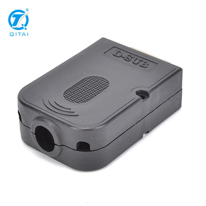 QX825-15-1 D-SUB 15P Female Connector With Back Side Screw Transfer-Free Solder Terminals