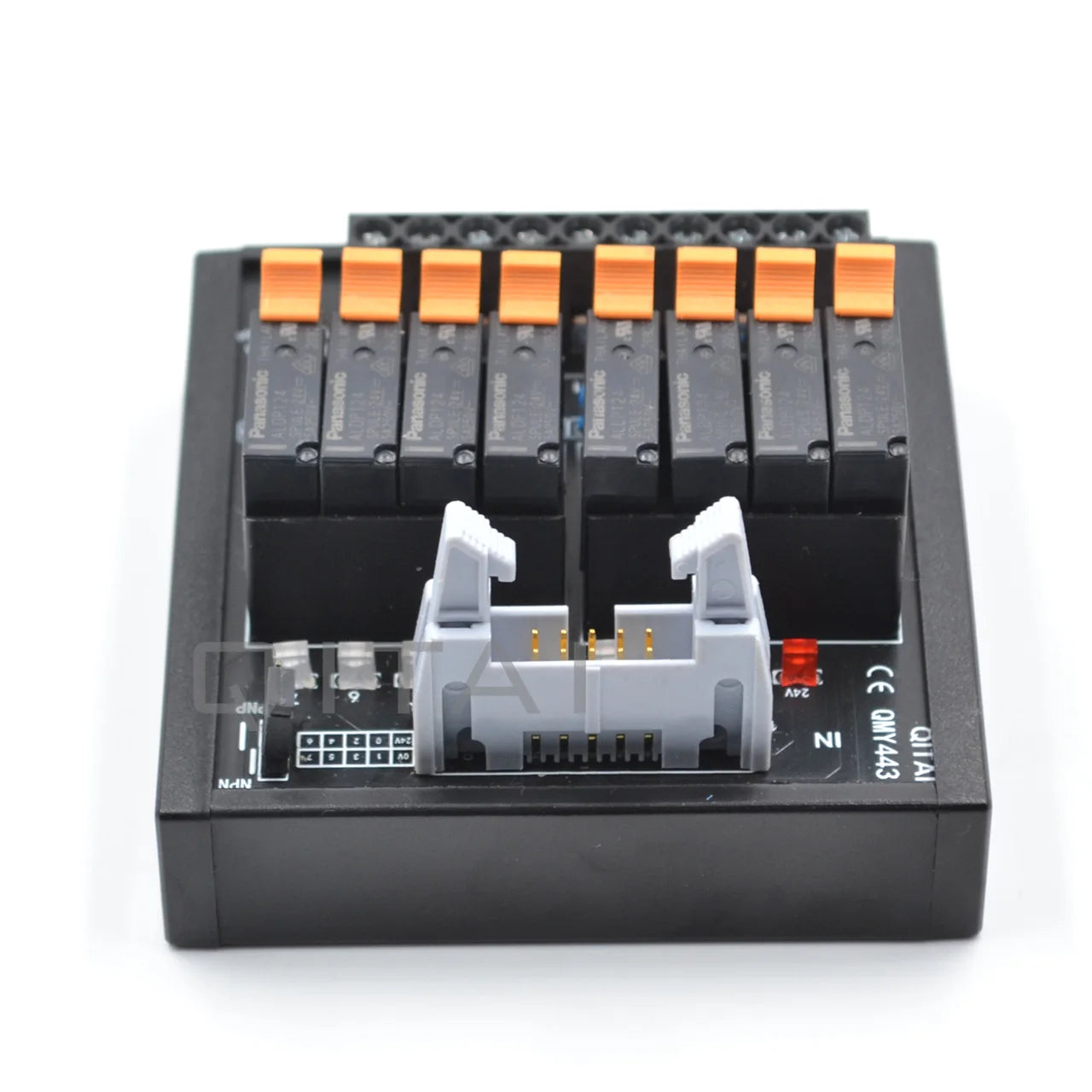 QMY443 Sealed Miniature 4-Pin Control Protective Signal Relay Module AC/DC 5A 250V Connection Cable for PLC