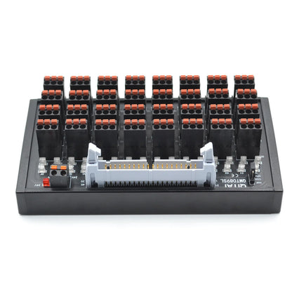 QITAI QMT089SL 32-Bit PLC Module LED Light Remote Control 3P/2P Terminal Block DC24V 1A DIN Rail Type Push-In Connection