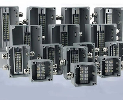 QITAI DA Series Polished Aluminium Alsi12 Electronic Waterproof IP66 Cover Junction Box Wholesale