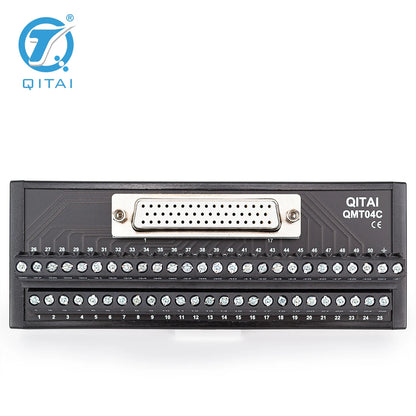 QMT04C D-SUB Terminal Block Universal Design High Quality Gold-plated Connector 50P Female D-SUB(RS323) PLC Connect