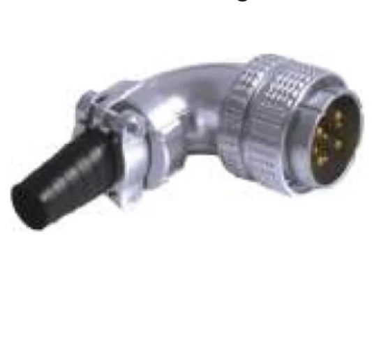 P20F-4D Cable Bending Type Anti-mounted Plug D 250V Metal Circular Aviation Connector Waterproof for Aviation 2-14 PIN