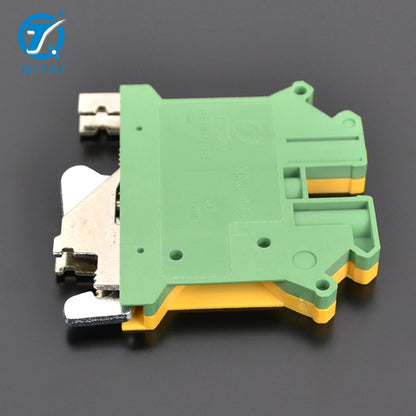 QUKJ-4JD UK 5 PE Screw Connection Ground 2-Contacts 0.2-4mm² Mounting Green-yellow Ground Din Rail Terminal Block