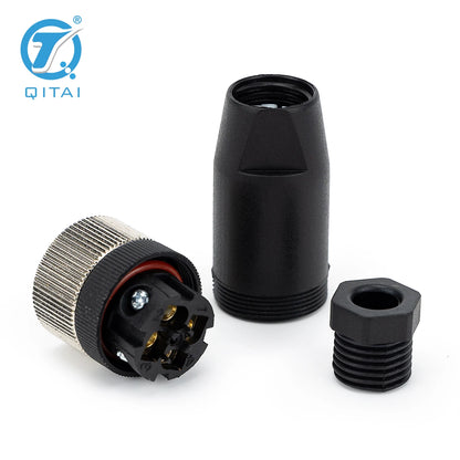 M12-F04 M12 Circular Waterproof Cable Connector 3 4 5 Pin Sensor Male Female Plug Connectors Product Category