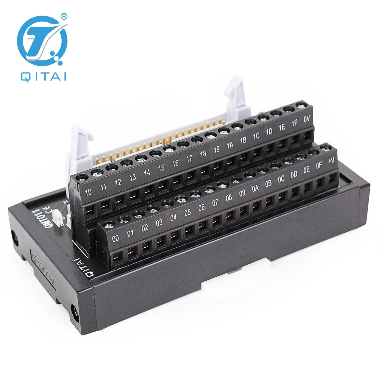 QMT011 Automotive Industrial Terminal Block Module 32 Bit PLC Input/Output with Light Adapter and Screw Connection