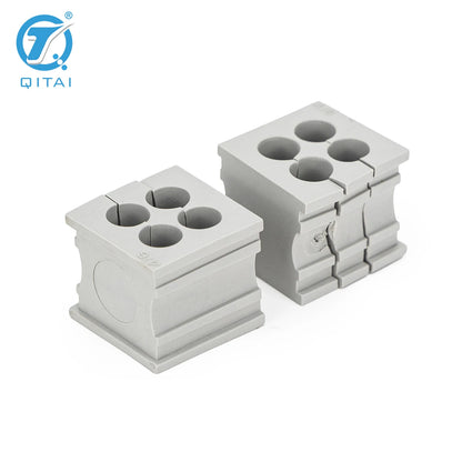 CES 4/6 Multi Cable Transit Seal 4 Cables Holes Small Grommets Cable Entry Systems TPE or Black 6mm Cable Management Accessories