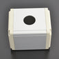QH31-1 Aluminum Alloy Push Button Switch Box 65*65mm One-Hole Waterproof 22mm 1-Hole IP66  Protection Level