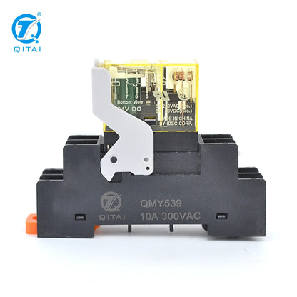 QMY539 8A 250VAC 30VDC Power Relay Module Terminal Block Modules Screw Way 16AWG