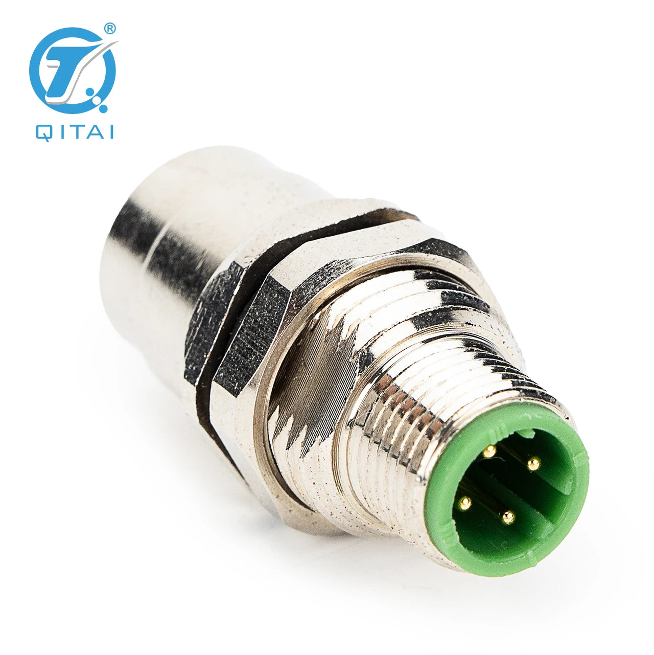 M12-M04D F04D-M16T Panel Mount Connector 4 Pin Male to 5 Pole Female Socket Adapter High Quality Connectors