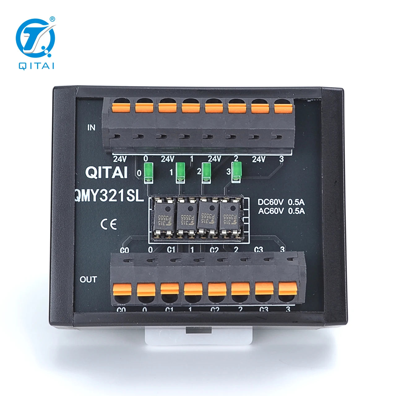 QMY321SL Quality Optocoupler Solid State Relay 60V 10mA Converters for the Sensing Device 16 SSR Terminal Block Wire Connector