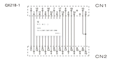 QX21B-1 NX Series I/O  AWG28  20P/ MIL  20P/MIL Cable PLC Cable Copper Flexible Insulated Wires and Cables  500-10000 mm
