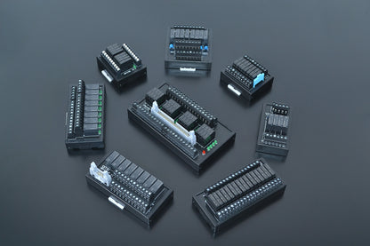QMT025A 50-Pin MIL Wire Connector DC24V 1A Screw Connection 1.5mm AWG16 Automotive Electric Terminal Block Module PLC Connector