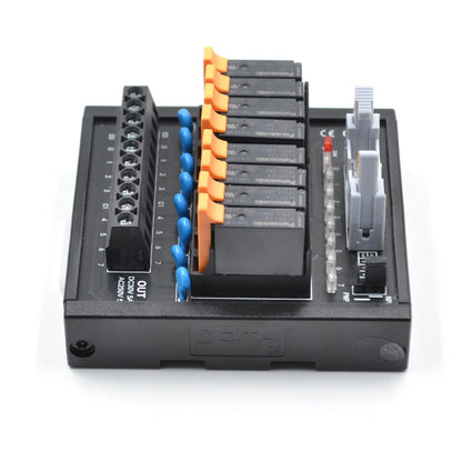 QMY443 Sealed Miniature 4-Pin Control Protective Signal Relay Module AC/DC 5A 250V Connection Cable for PLC