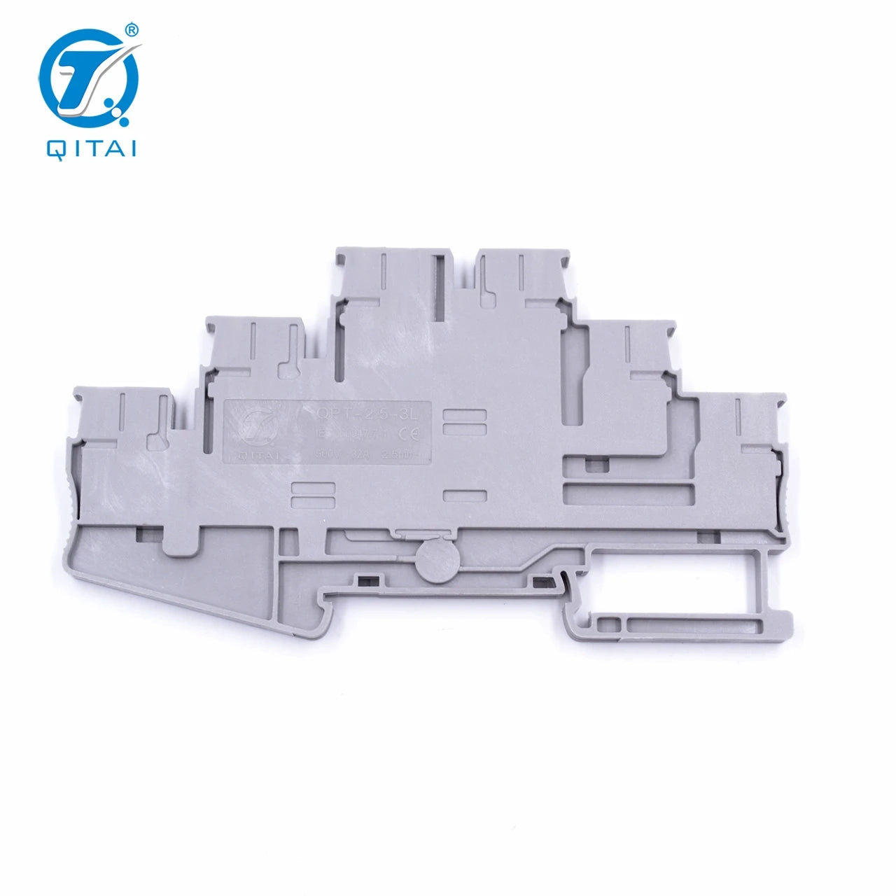 PT2.5-3L Three-layer Multi-layer Stratified Feed Through Din Rail Spring Electrical Wire Connector Industry Terminal Block