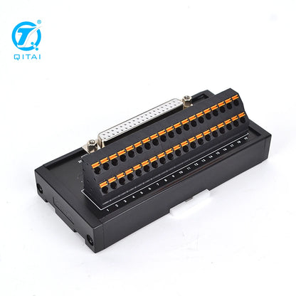 QMT048SL Spring D-SUB Terminal Block Universal Design High Quality Brass-plated Connector 37P Female RS323 PLC Connect