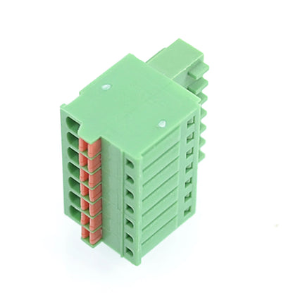 QPL-250-7P 2.5mm Pitch 7P 300v 10A Green High Strength Spring Wire Strong Shock Resistance QPL Series Plug PCB Terminal Blocks