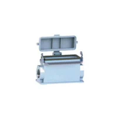 H24B-SGH-CV-1L-M32 Heavy Duty Connector Compact Series Top Entry Protective Hoods 10A 250V Copper Contact Polycarbonate Housing