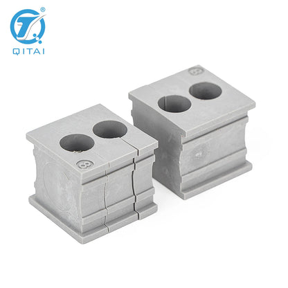CES 2/8 2-Hole Small Grommets Cable Entry Systems TPE Material Offwhite/Black 8mm Wire Diameter Range Wire Connectors