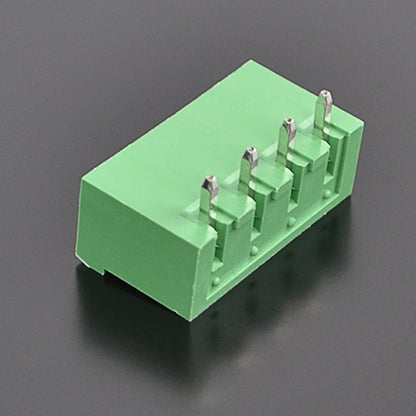 QS-500RC-4P  PCB Terminal Blocks 5.00mm Pitch 4P 300V 15A Green High Strength Screw Connector