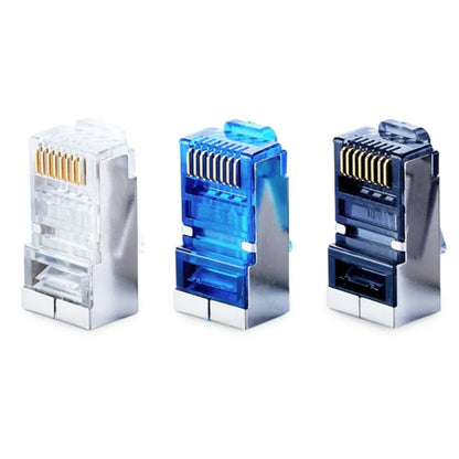 Factory Supply Top Quality QX845 Connectors Shielded Terminals Ethernet Cable Plug Crystal Cable Connectors