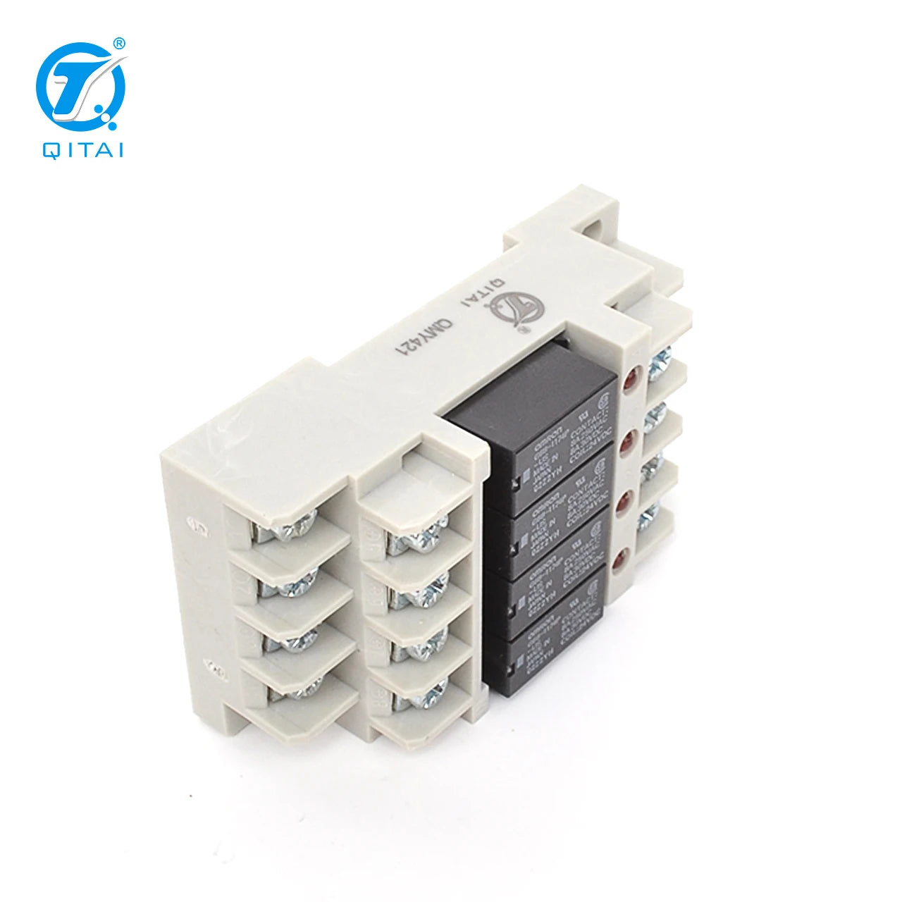 QMY421 5A DC24V 7.5mA 4 Channel Terminal Block 180mW Contact 1A Relay Module Automotive