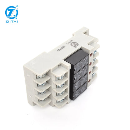 QMY421 5A DC24V 7.5mA 4 Channel Terminal Block 180mW Contact 1A Relay Module Automotive