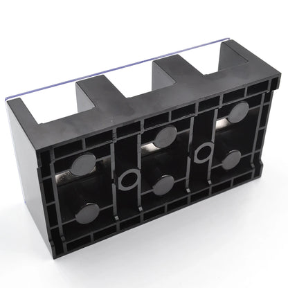 QTB20003 Large Current 3-Pole 192A Screw Terminal Block Durable PC Feed Through Made of Brass and Panel Mounting