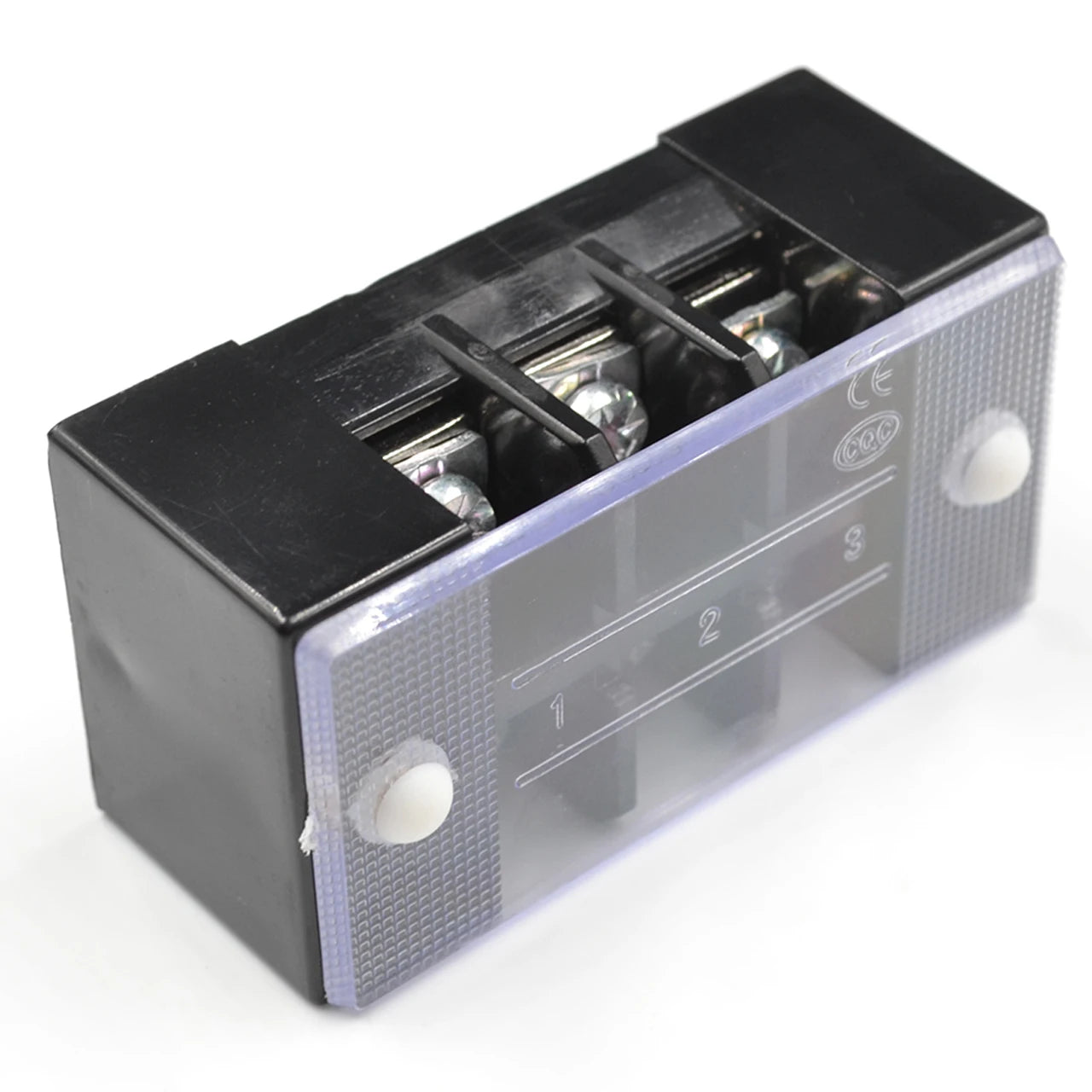 Industrial QTB-3003 3 Position Electrical Terminal Strip 32 Amp Power Connector for Machinery and Control Panels