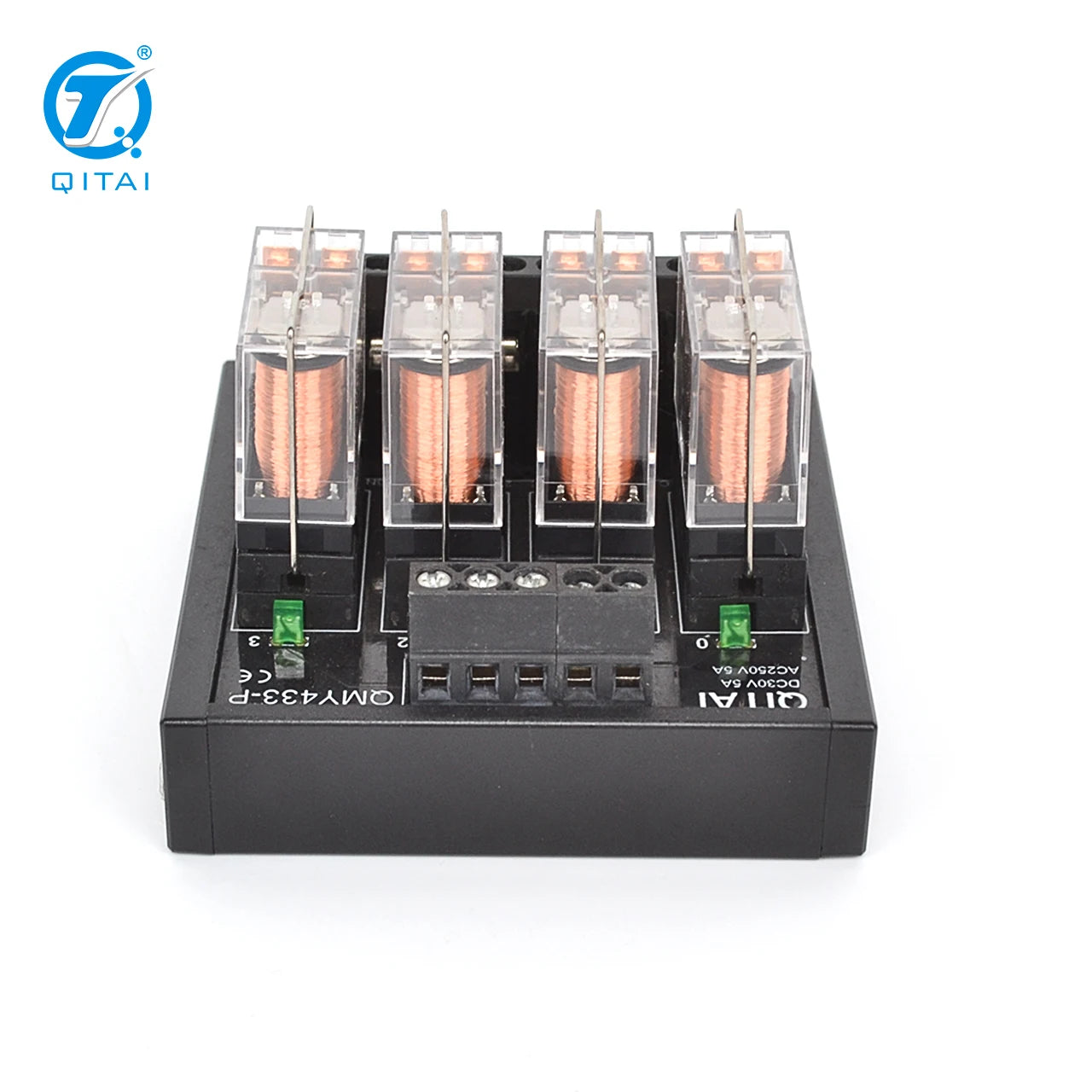 QMY433 10A Super Power Relay Module NPN PNP 4 Channel with 2C Terminal Block DC24V