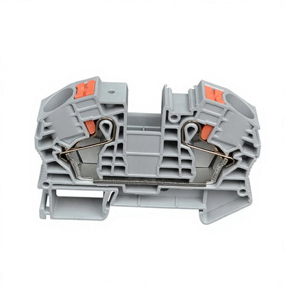 QPT16 16mm² 1000V 76A Spring Wire Connection Copper Contact High Quality Big Current DIN Rail Terminal Block