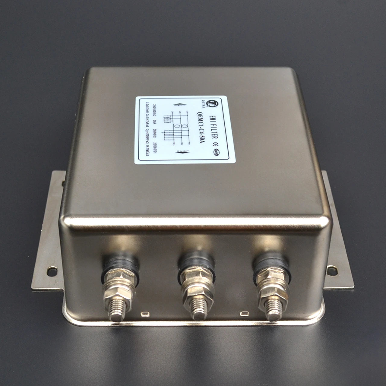 General Purpose Filter Three-Phase AC Power Filter 30A  Power Filter with Plug-In Connection