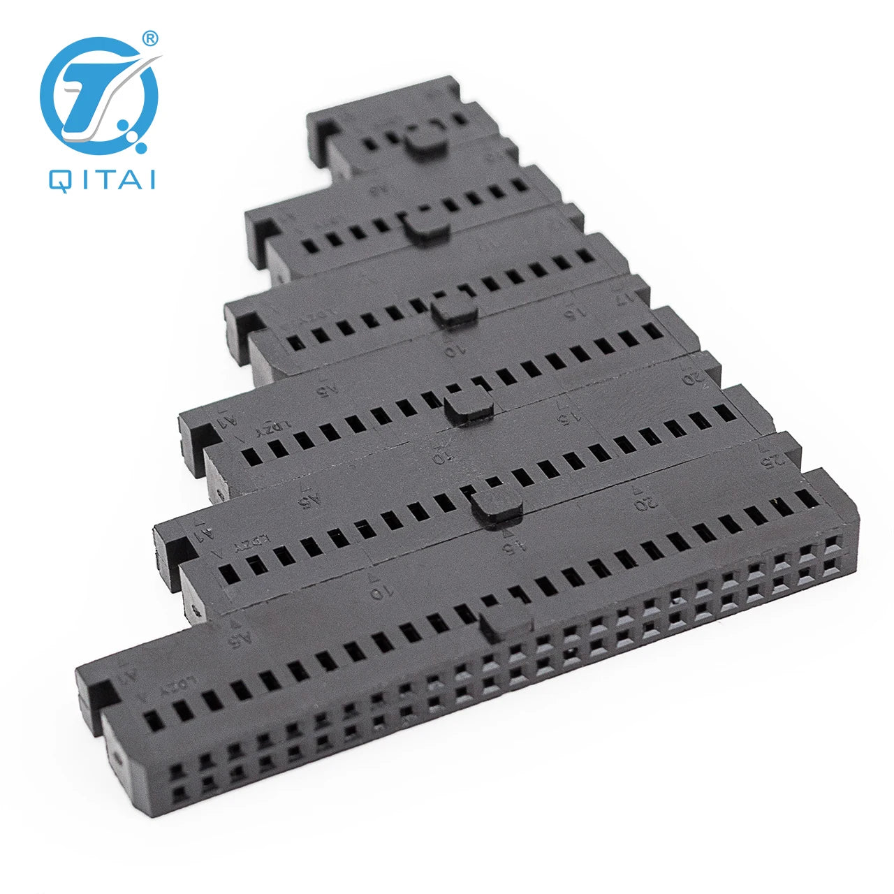 QX800 10P-50P MIL Connector Headers & Wire Housings AWG20-28 Cable with Terminal Block 40P FCN Connector