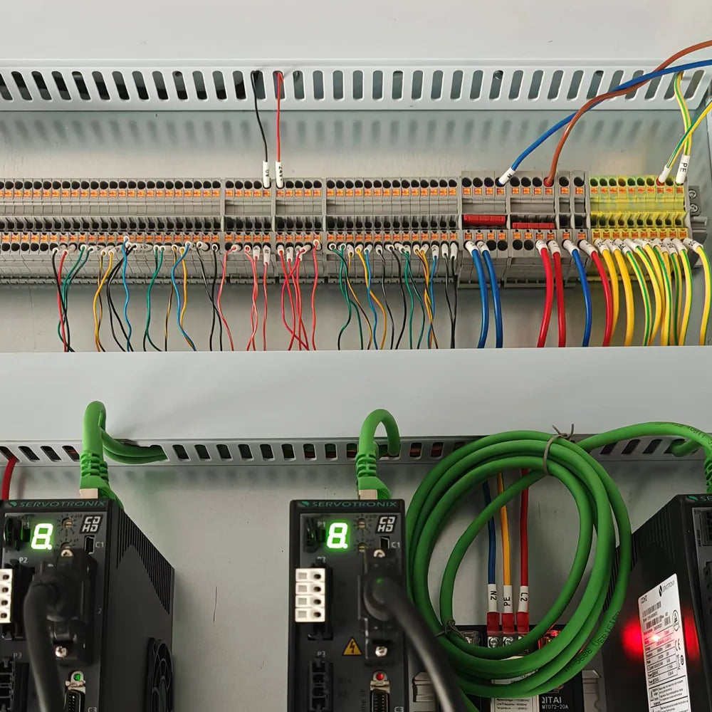QPT-10/1*2 PT 10-TWIN 10mm² One in Two Out Din Rail 1000V 57A Plug-in Spring Connection Straight Plug Type Terminal Block